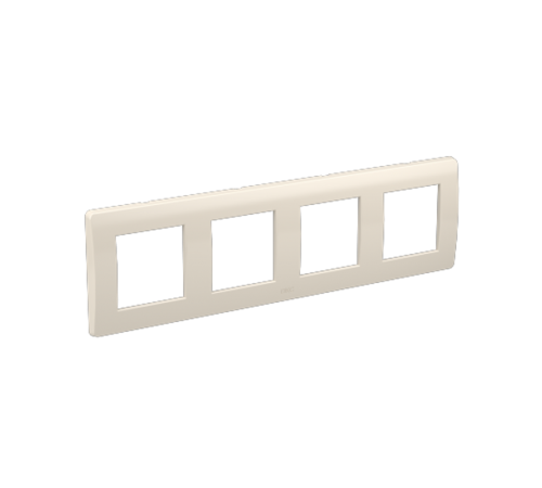 Рамка на 2+2+2+2 модуля (4-местная). слоновая кость. RAL9001  75014O  DKC