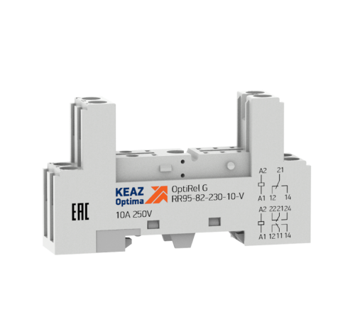 Розетка для реле OptiRel G RR95-82-230-10-V  281176  КЭАЗ