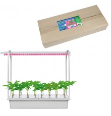 Набор для гидропоники "Минисад AQUA SIMPLE", св-к LED, ULT-P44B-10W/SPSB IP40 AQUA SIMPLE WHITE спектр для рассады и цвет, белый  UL-00004498  Uniel