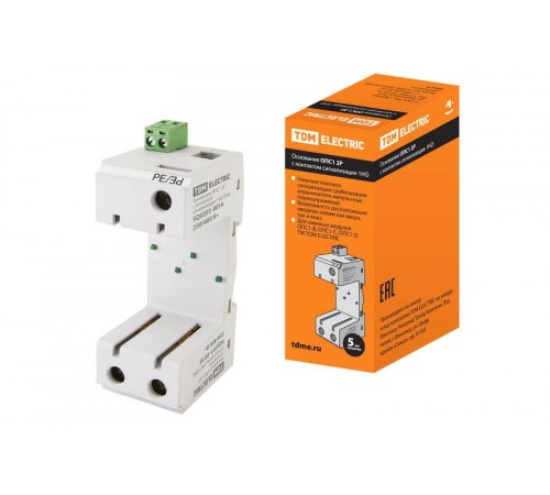 Основание ОПС1 2Р с контактом сигнализации 1НО  SQ0201-0016  TDM