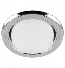 Светильник потолочный встраиваемый под лампу GX53 DL5042 15W 230V GX53, "круг", без лампы, хром  29748  FERON