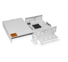 Бокс оптич.FO-WBY-8UN-MI ун.,нас.на8п.(SC,duplexLC,ST,FC)с дер.д.8 КДЗС,фик.цент.сил.эл.,заж.д.ор.каб.,ст.,без пиг.и пр.ад.  375911  Hyperline