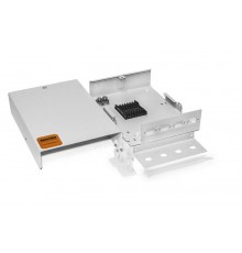 Бокс оптич.FO-WBY-4UN-MK ун.,нат.на4п.(SC,duplexLC,ST,FC)с дер.д.8 КДЗС,фик.цен.сил.эл.,заж.д.ор.к.,ст.,без пиг.и прох.ад.  375910  Hyperline