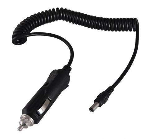 Автозарядка с индикатором (разъем 2.1х5.5) (АЗУ) шнур спираль 1.5 м  16-0233  REXANT