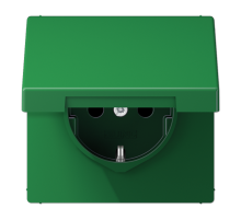 SCHUKO розетка с защитой от детей и крышкой LS1520BFKIKLGN Jung