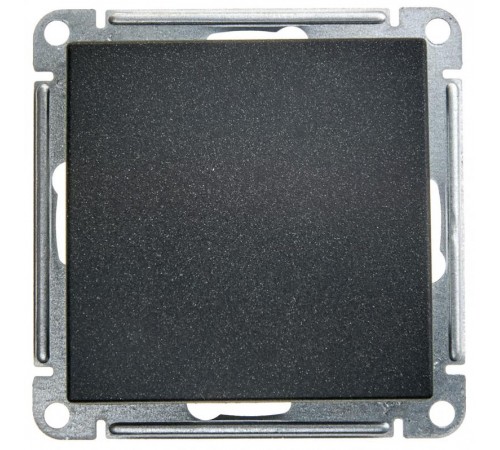 W59 Черный бархат Выключатель 1-клавишный, 10А  VS110-154-6-86  SE