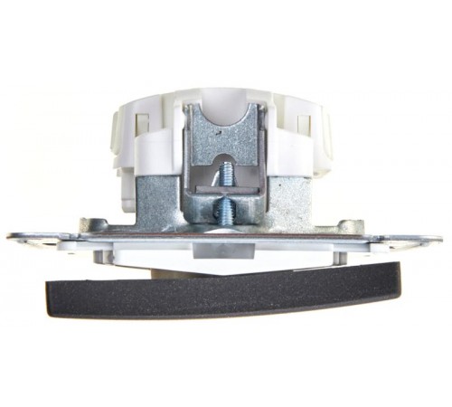 W59 Черный бархат Выключатель 1-клавишный, 10А  VS110-154-6-86  SE