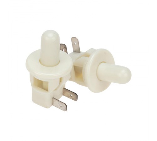 Выключатель-кнопка 250V 2.5А (2с) ON-(OFF) Б/Фикс белый (мебельная)  36-3020  REXANT