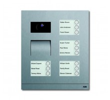 Станция вызывная, видео двеннадцатиклавишная, цвет сталь  8300-0-0291   2CKA008300A0291  ABB