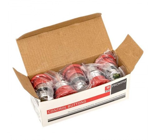 Исполнительный механизм кнопки XB4 "Грибок" красный возвратный без фиксации без подсветки EKF PROxima    XB4BC-R   EKF 