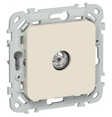 FLITE Розетка TV экран. оконечная тип M РТВм-1-1-1-ФлСл сливочный  FI-A13-O-K86  IEK