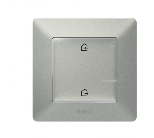 Выключатель главный беспроводной Valena Life "Я дома/Я вне дома" алюм. Netatmo  752386  Legrand