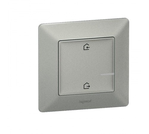 Выключатель главный беспроводной Valena Life "Я дома/Я вне дома" алюм. Netatmo  752386  Legrand