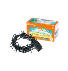 Гирлянда новогодняя светодиодная, СГ 100 З, 220 В, зеленый шнур, многоцветная, 5 м, 8 режимов  SQ0361-0010  TDM ELECTRIC