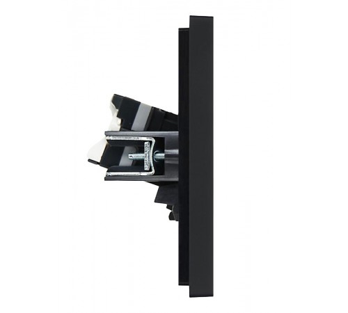 FORTE&PIANO Розетка комп. 2-ая RJ45 кат.5E FP133 черный  FP-K20-1-K02  IEK