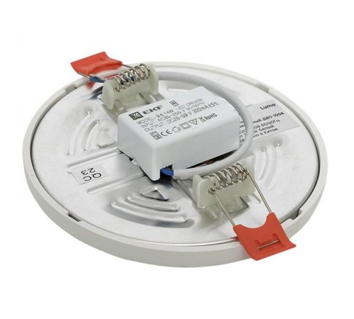 Светильник светодиодный встраиваемый ДВО 1004 9Вт 2700K IP20 Basic  DLL-1004-9-2700  EKF