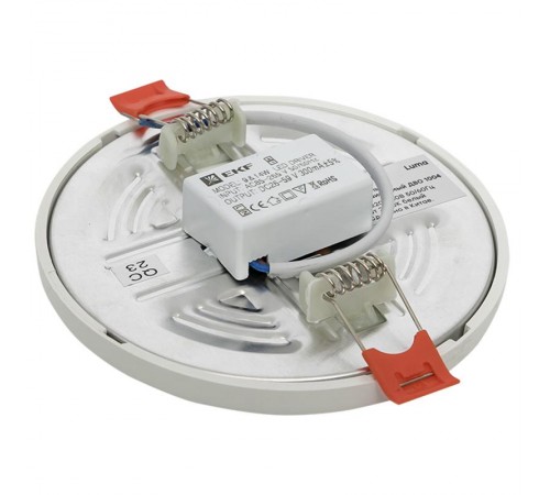 Светильник светодиодный встраиваемый ДВО 1004 9Вт 2700K IP20 Basic  DLL-1004-9-2700  EKF