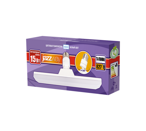 Лампа светодиодная New PLED T-tube 15w 4000K E27 160-265V  .5019867  Jazzway