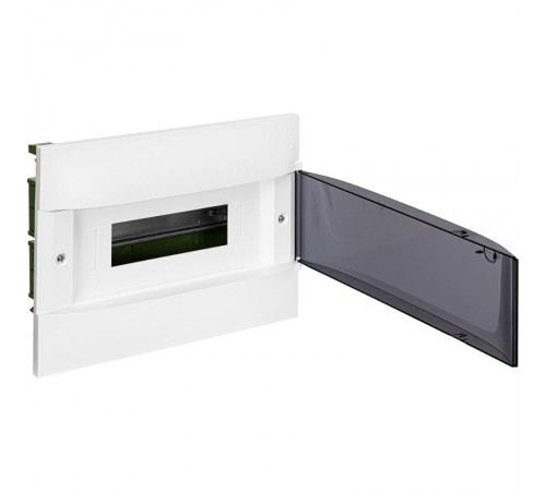 Practibox S Пластиковый щиток Встраиваемый (в полые стены) 1X12 Дымчатая дверь  135571  Legrand