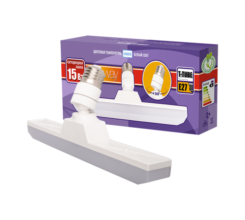 Лампа светодиодная New PLED T-tube 15w 4000K E27 160-265V  .5019867  Jazzway