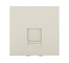 Накладка для розетки телефонной, компьютерной RJ, 45х45 мм (бежевый) LK45  853201  Ecoplast