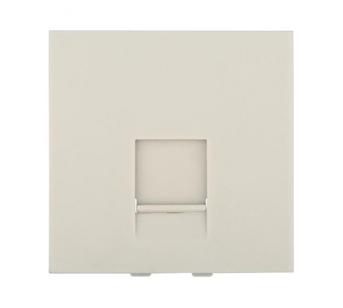 Накладка для розетки телефонной, компьютерной RJ,45х45мм (бежевый) LK45  853201-1  Ecoplast