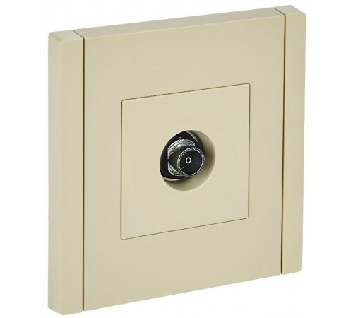 FORTE&PIANO Розетка TV оконечная FP428 ваниль  FP-A10-O-K10  IEK