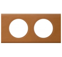 Celiane Кожа Карамель Рамка 2-я (2+2 мод)  069422  Legrand