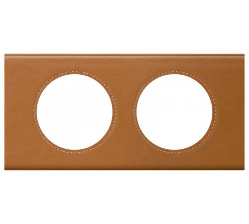 Celiane Кожа Карамель Рамка 2-я (2+2 мод)  069422  Legrand