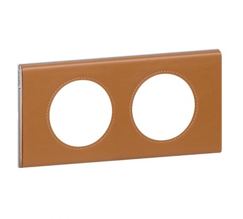 Celiane Кожа Карамель Рамка 2-я (2+2 мод)  069422  Legrand