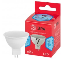 Лампа светодиодная RED LINE LED MR16-7W-840-GU5.3 R GU5.3 7 Вт софит нейтральный белый свет  Б0050690  ЭРА