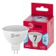 Лампа светодиодная RED LINE LED MR16-7W-840-GU5.3 R GU5.3 7 Вт софит нейтральный белый свет  Б0050690  ЭРА