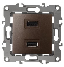 Устройство зарядное USB 12-4110-13  , 5В-2100мА,  бронза  Б0027498  ЭРА