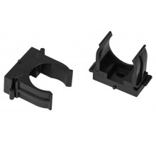 Крепеж клипса для труб  CLIP-25-B-MP d 25мм черный для монтажного пистолета (прямой монтаж) 50шт CLIP-25-B-MP  Б0062031  ЭРА