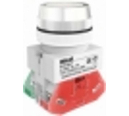 Выкл. кноп. ABLF 30 мм Цвет:БЕЛЫЙ 220В ВK-30   25041DEK  DEKraft