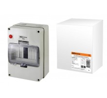 Бокс пластиковый навесной КМПнИ-8, с индикатором, блокировкой, герметичными вводами, 229х427х614мм, IP66  SQ0908-0202  TDM