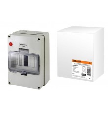 Бокс пластиковый навесной КМПнИ-8, с индикатором, блокировкой, герметичными вводами, 229х427х614мм, IP66  SQ0908-0202  TDM