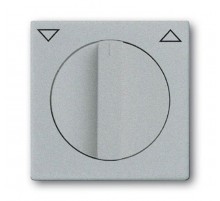 Плата центральная с поворотной ручкой,с маркировкой,для мех. выкл. жалюзи,серия solo/future,цвет серебр.-алюм.  1710-0-3661   2CKA001710A3661  ABB