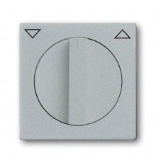 Плата центральная с поворотной ручкой,с маркировкой,для мех. выкл. жалюзи,серия solo/future,цвет серебр.-алюм.  1710-0-3661   2CKA001710A3661  ABB