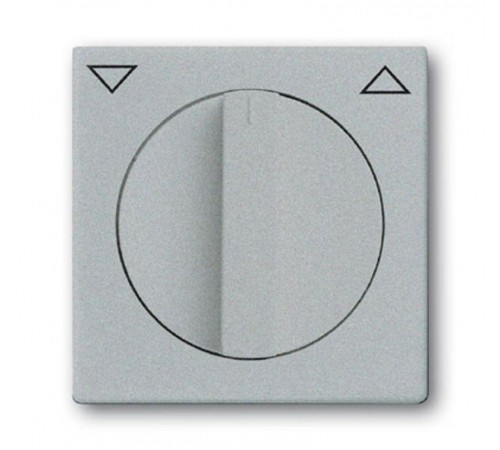 Плата центральная с поворотной ручкой,с маркировкой,для мех. выкл. жалюзи,серия solo/future,цвет серебр.-алюм.  1710-0-3661   2CKA001710A3661  ABB