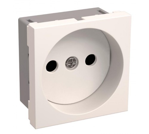 РКС-20-20-П-К Розетка без з/к 2к (на 2 модуля) ПРАЙМЕР белая   CKK-40D-RSB2-K01-K  IEK