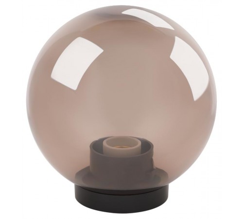 Светильник садово-парковый НТУ 01-60-205 без опоры, шар дымчатый D=200 mm  Б0048065  ЭРА