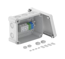 Распределительная коробка X16, 241х191х126 мм., с линейным клеммным зажимом  2005316  OBO Bettermann