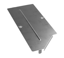 Крышка переходника левого Стандарт INOX (AISI 304) 500х400  PR16.5522  Промрукав