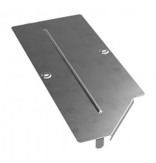 Крышка переходника левого Стандарт INOX (AISI 304) 500х400  PR16.5522  Промрукав