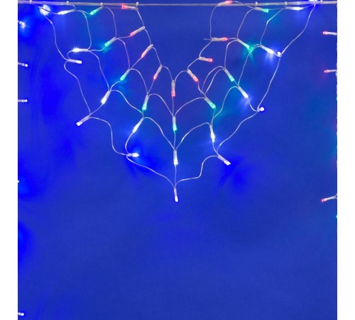 Занавес светодиодный Радуга ULD-E1906-180/DTK MULTI IP20 RAINBOW-2 19х06м 14 нитей 180диодов мультиколор шнур прозр.  UL-00001411  Uniel