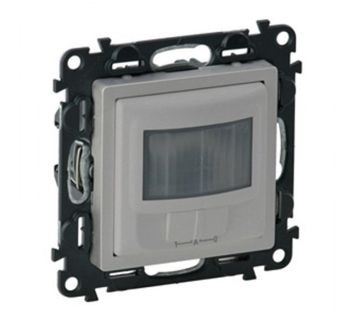 Valena LIFE DIY Алюминий Датчик движения 180° 250Вт без нейтрали, ручное управление  752372  Legrand