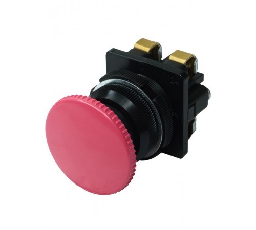 КЕ-021 У3 исп.1, красный, 2з, гриб без фиксации, IP40, 10А, 660В, выкелючатель кнопочный (ЭТ)  ET512404  Электротехник