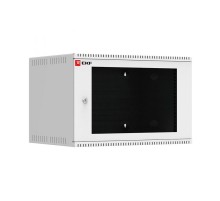 Шкаф телекоммуникационный настенный 6U (600х450) дверь стекло, Astra A серия EKF Basic    ITB6G450   EKF 