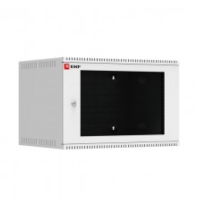 Шкаф телекоммуникационный настенный 6U (600х450) дверь стекло, Astra A серия EKF Basic    ITB6G450   EKF 